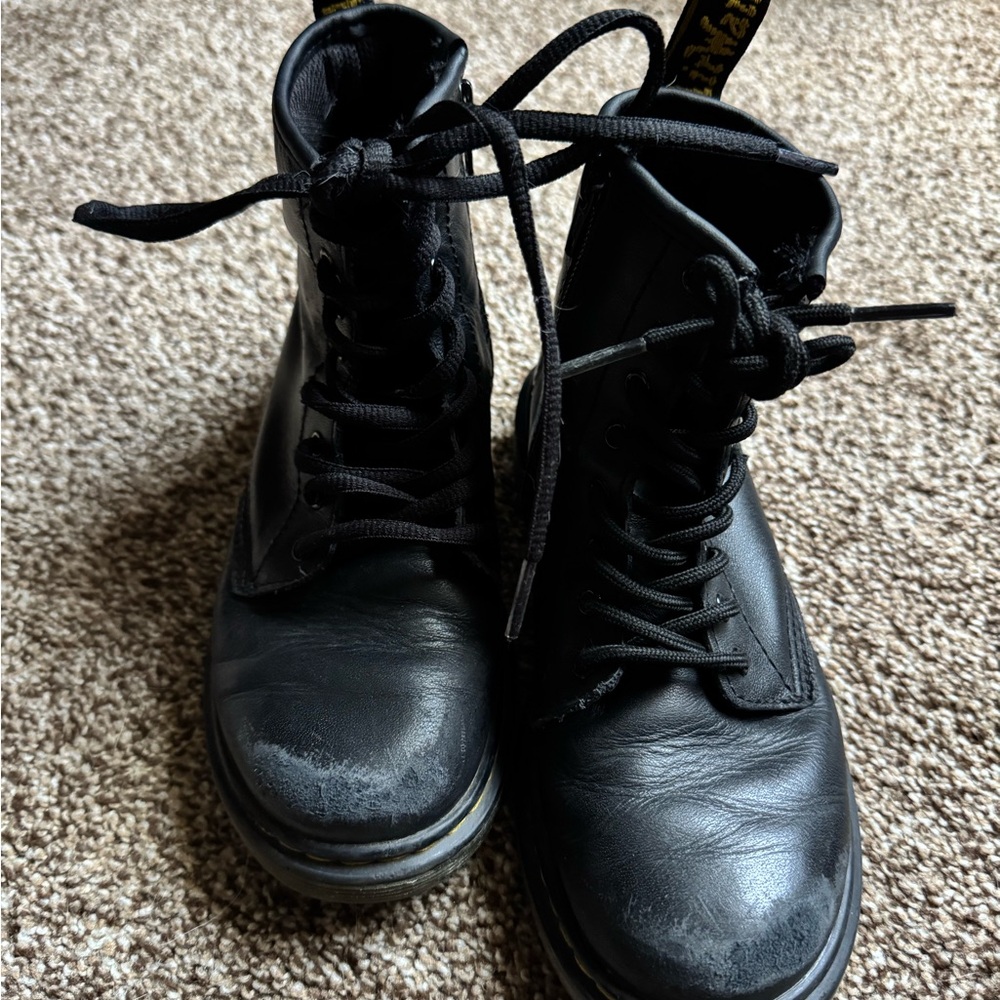Dr. Martens Black Leather Boots